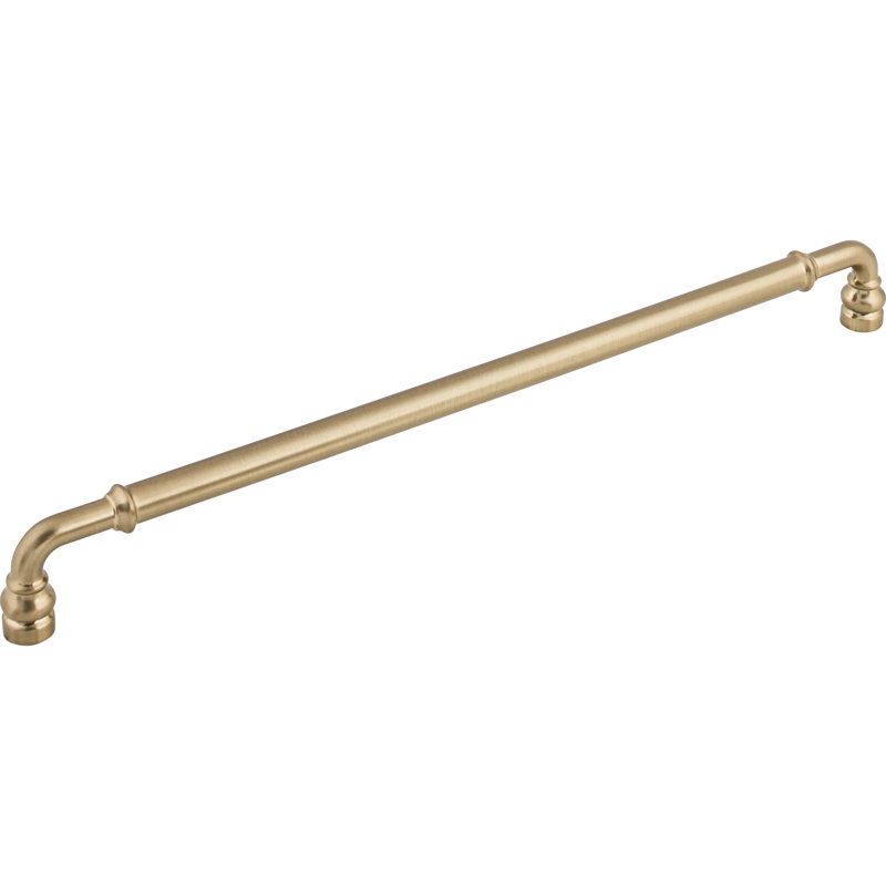 Brixton 12" Center to Center Bar Pull, 12" Center to Center, Honey Bronze