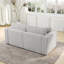 Gris 75,6 po modulaire. Conception tendance et sièges confortables. À assembler dans différentes configurations pour la chambre à coucher et le salon Doux, gris. Mobilier. Structure en bois massif, matériaux. Combinaison-121117495-121117500-121117501