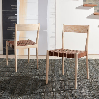 Chaise d'appoint en bois massif Cosme