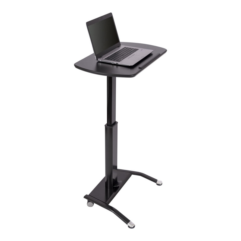 Chariot pour ordinateur portable Aldestaed, Noir / Noir