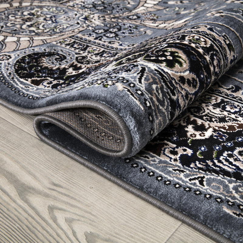 Floral Area Rug, Rectangle 60 x 110cm