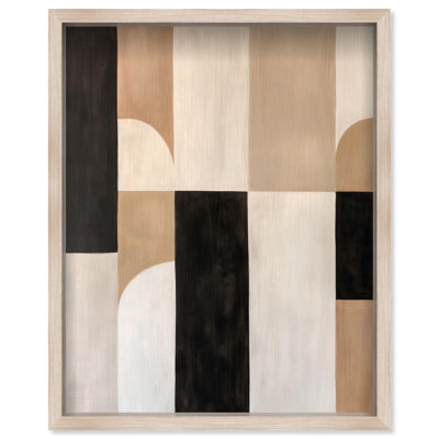 Oliver Gal Veiled Spaces I Abstract - Luxury Shadowbox Framed Wall Art