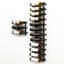 30 Bottle Wall Mounted Wine Bottle Rack-65670334
