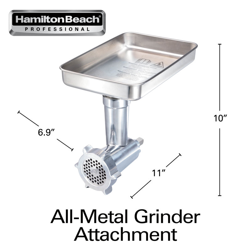 Hamilton Beach® Professional All-Metal Grinder Attachment