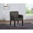 Asfiya Upholstered Dining Arm Chair Grey