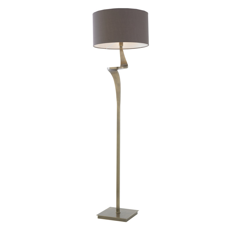 Colbert 154cm Traditional Floor Lamp, Antique Brass