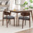 Upholstered Solid Wood Dining Chair Side Chair-1686037626