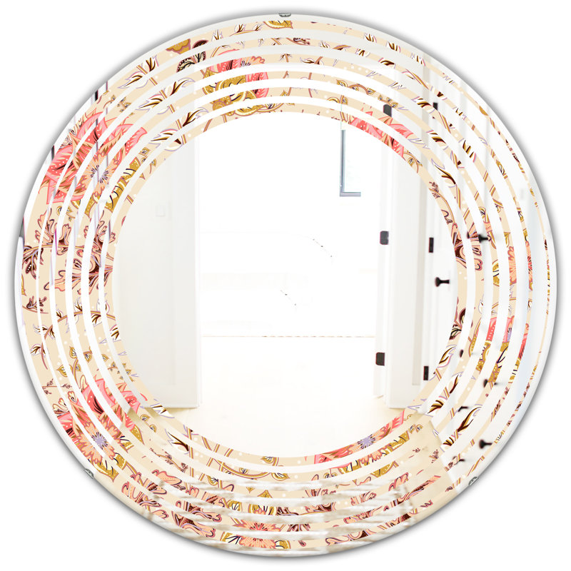 Miroir mural Wave, H 31,5 po x l po