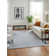 Puja Hand Loomed Area Rug in Gray/Ivory