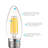 5 Watt (60 Watt Equivalent), B11 LED, Dimmable, Bright White (5000K) E26/Medium (Standard) Base-124392696