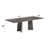 Rectangular Dining Table, Gray Oak High Gloss