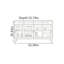 Buffet simple en bois de noyer noir-55482900