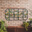 120Cm H x 60.2Cm W Metal Lattice Panel Trellis Side Panel