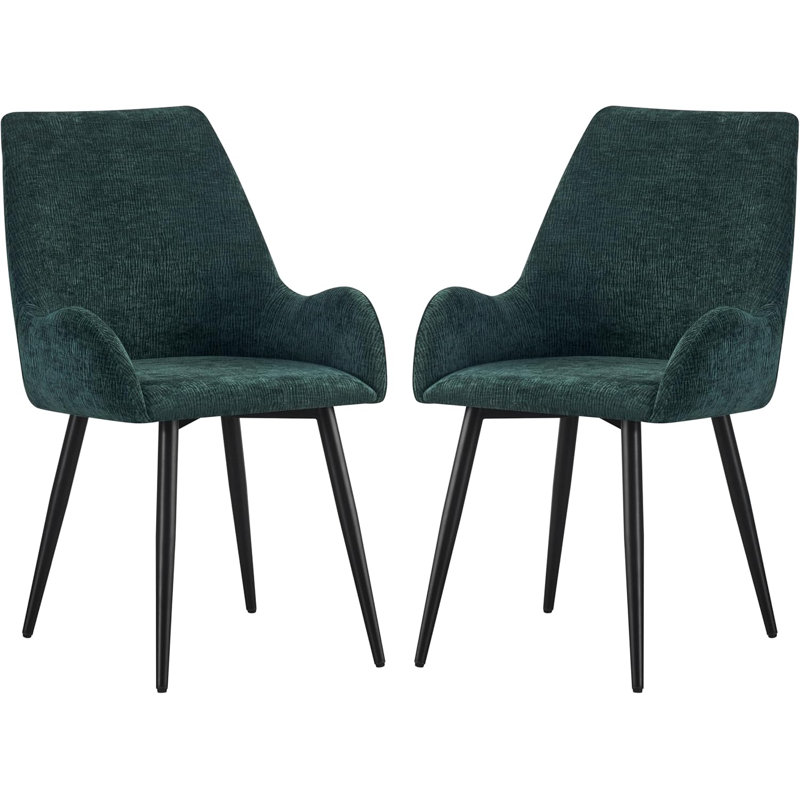 Upholstered Dining Chair, GREEN, GREEN
