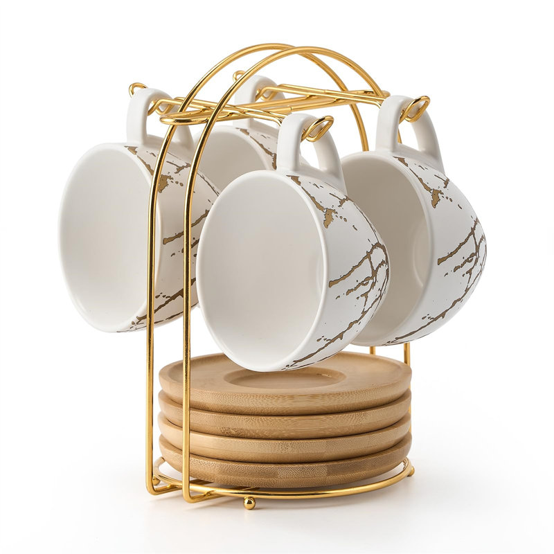 Tasse à café en céramique / porcelaine, Blanc