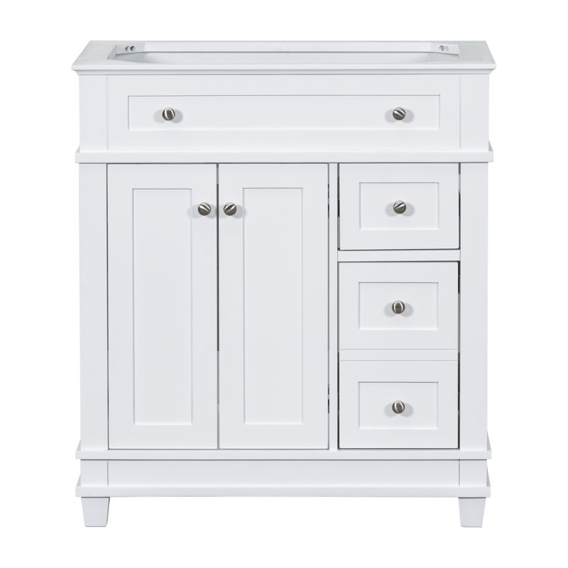 Meuble-lavabo de salle de bain sans lavabo