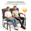 Fauteuil oscillant d'extérieur en acier Automn-1840959315