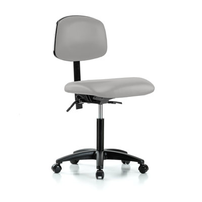 PERCH Multi-Task Office Chair with Adjustable Armrests | Medium Bench Height 20-27"