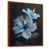 Toile avec cadre flottant brun