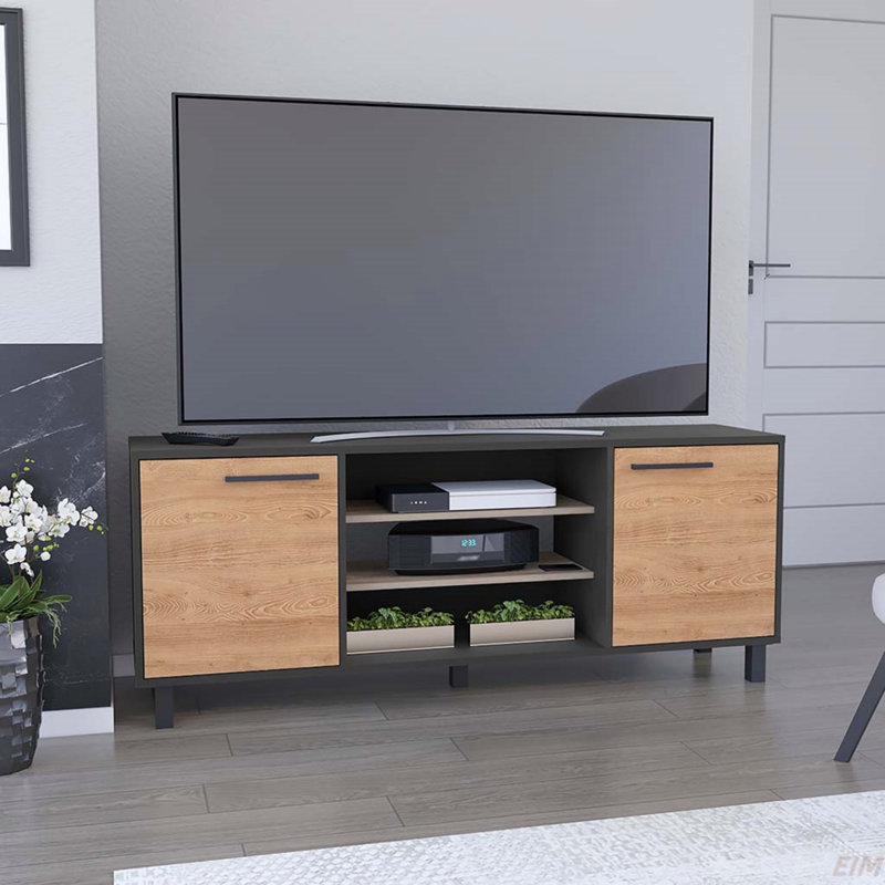 Meuble télé pour téléviseur 55 po Washington, quatre tablettes (meuble télé)