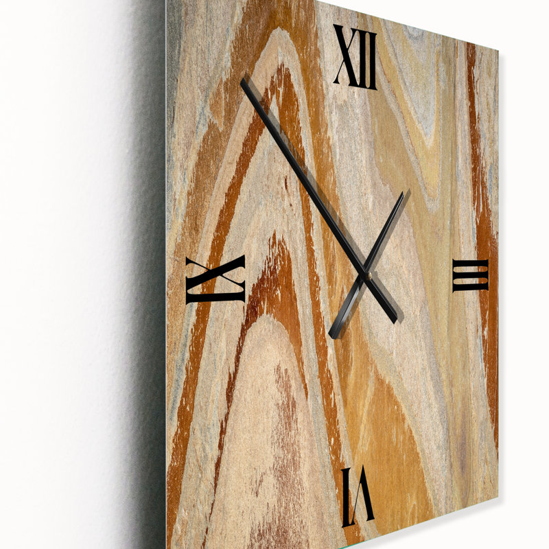 Horloge murale abstraite, Médium