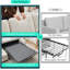 Canapé-lit modulaire coulissant 106,5 "avec ports de charge et matelas en mousse à mémoire de forme-595700050