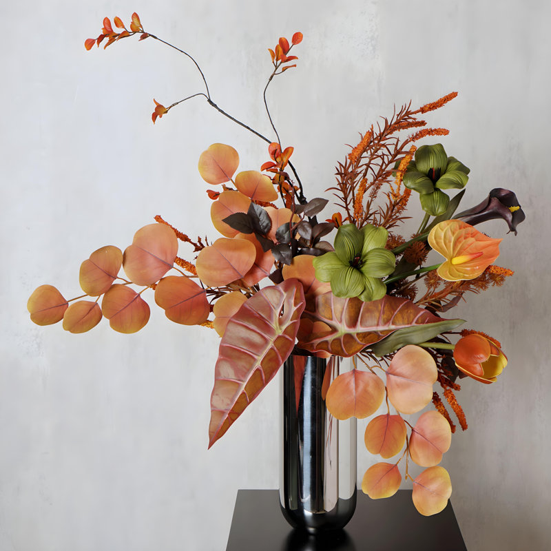 Ornements de fleurs simulées