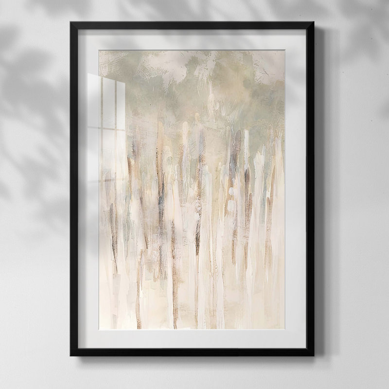 «Selective Arrangement IV», reproduction encadrée, Blanc, Papier avec cadre noir