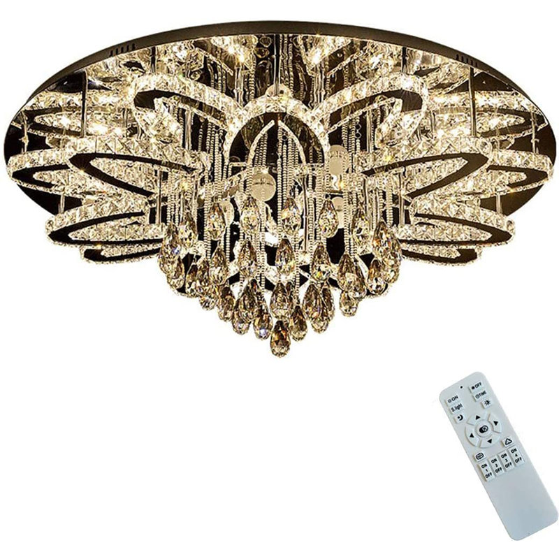 Dhamender Dimmable LED Empire Chandelier Living room Badroom 3000K-6000K