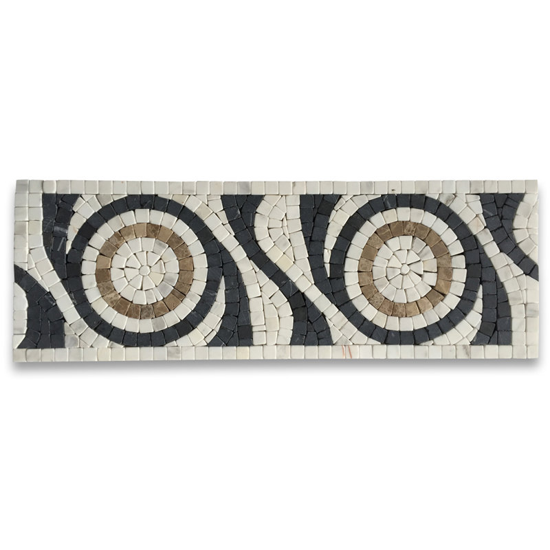 5.1 in. x 15 in. Marble Tile