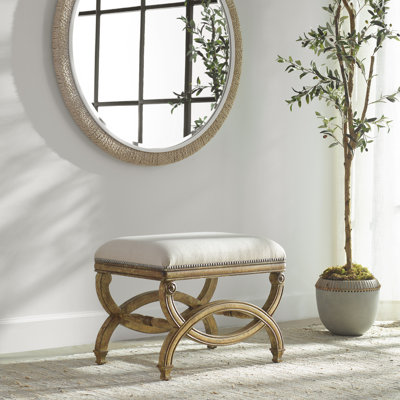 Papke Solid Wood Accent Stool