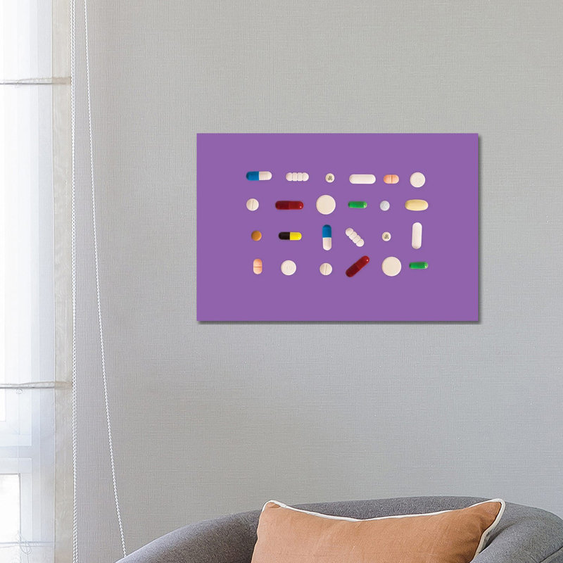Pill Mix by Pepino De Mar - Wrapped Canvas Print, 66.04 cm H x 45.72 cm W x 3.175 cm D