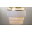Curtis Multi Tier 3-Light Gold Chandelier
