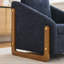 Fauteuil en tissu d'ameublement Chenille-304650930