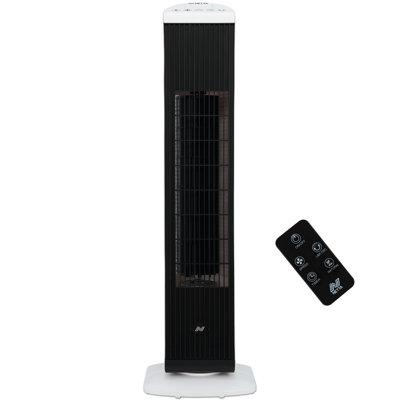NETTA 30 Inch Tower Fan with Remote Control, 3 Speed Settings, 7-Hour Timer & 65° Oscillation