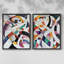 ABSTRACT Series LXIV-Premium Framed Print -Ready to Hang - No Nails Required - No Nails Required-40033250-40033274