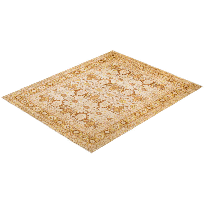 Renarda One-of-a-Kind 9' 2" X 11' 4" Hand Knotted Area Rug
