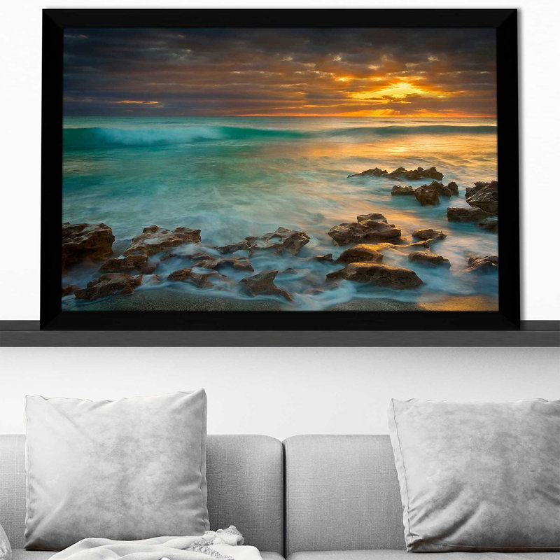 " Timeless " by Patrick Zephyr, Black Framed, 33.5" H x 49.5" W x 1" D