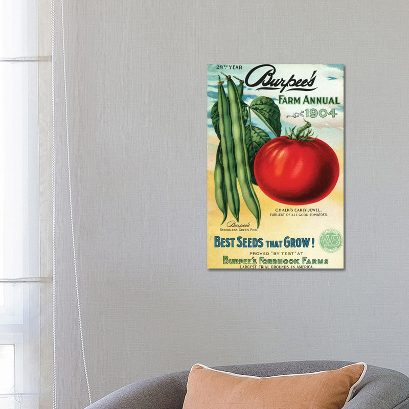 1904 Seed Catalog from the Andersen Horticultural Library by Piddix - Wrapped Canvas Graphic Art, 66.04 cm H x 45.72 cm W