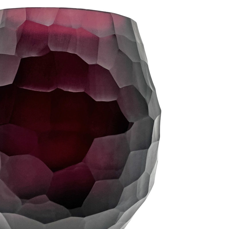 Vase en verre 7 po