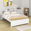 Lit plateforme avec lit gigogne et tablettes de rangement-86914852-132565650