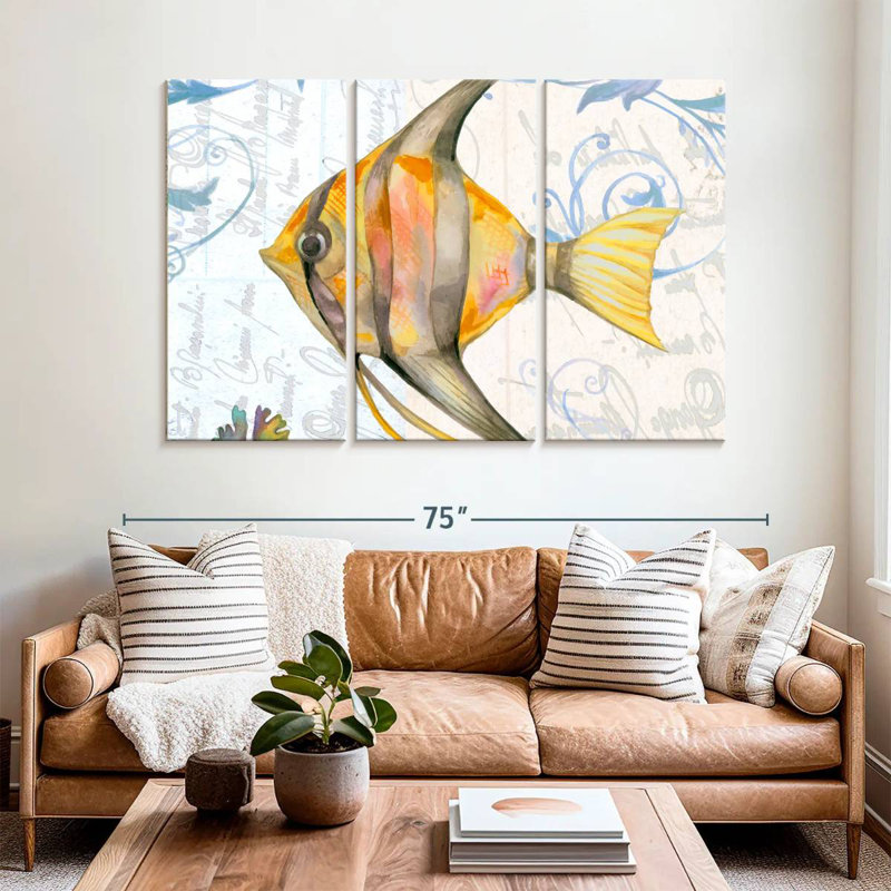 Poisson-ange Brampt, H 42 po x l 65 po