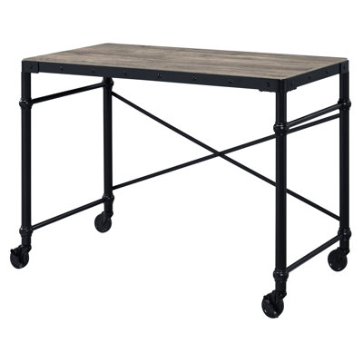 Bureau d'écriture avec roulettes