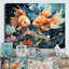 «Fishing Whimsical Waters I», reproduction sur métal-745543506