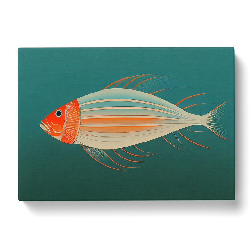 Fish Portrait Vol.2 - Wrapped Canvas, 35cm H x 50cm W x 3cm D