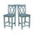 Solid Wood Counter Stool with Solid Wood Frame