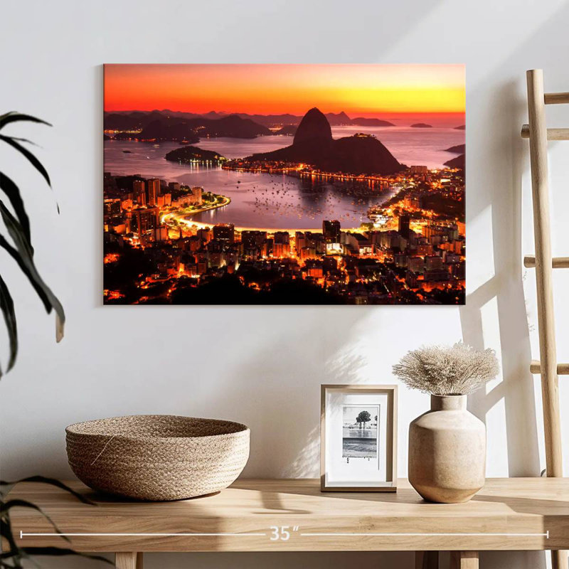 Harpa Rio de Janeiro, crépuscule, H 16 po x l 24 po