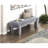 High - Density Foam Cushioned Gray Velvet Bench, Plywood Frame, 300Lbs Load Bearing, For Entryway Or Bedroom Decoration, 54" Long Bench With Structure, Weight Capacity, Living Room Seating,-592941309