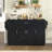54.3" Sideboard Buffet Cabinet with Storage, 4 Doors & 1 Drawer-1167631276