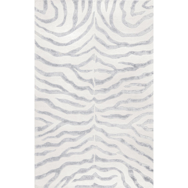 Pabon Animal Print Hand Woven Area Rug, Rectangle 152 x 244cm